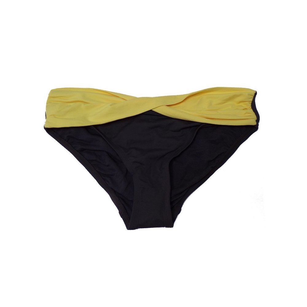 Anne Cole gray twist front bikini bottom